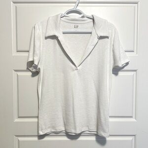 GAP Essential Rib Polo Shirt, size Large Tall